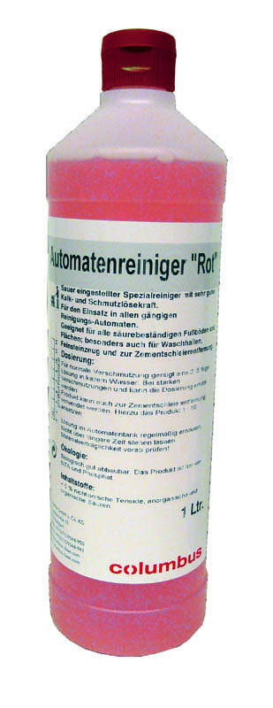 Automatenreiniger rot (6x1 Liter)