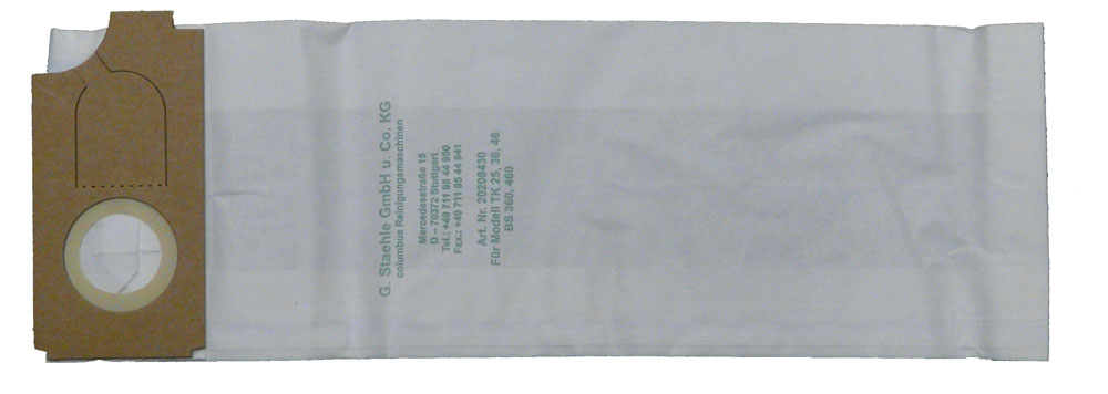 Columbus Papier-Staubbeutel BS-Serie (20 Beutel)